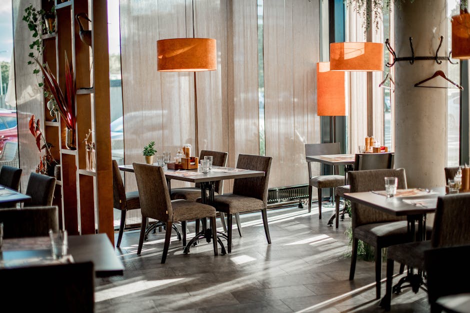 Interno di un elegante ristorante italiano